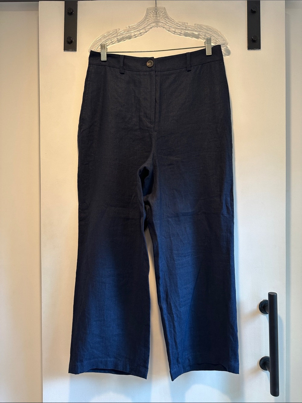 Crop Linen Trousers